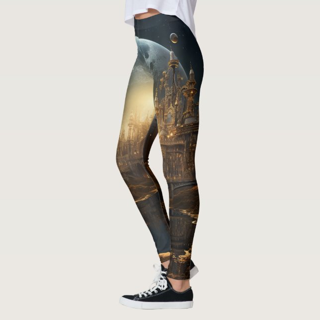 Steampunk Celestial Leggings (Vänster)