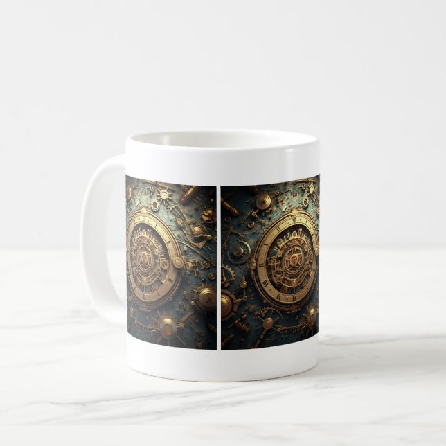 Steampunk Celestial Mugg (Framsida vänster)