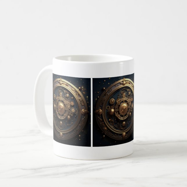 Steampunk Celestial Mugg (Framsida vänster)