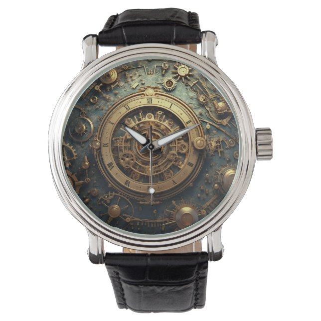 Steampunk Celestial Watch Armbandsur (Framsida)