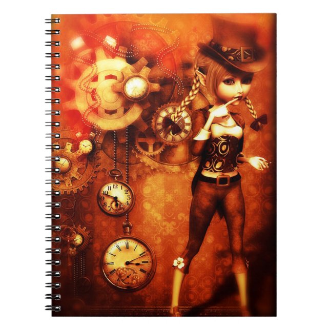 Steampunk Chic Anteckningsbok (Framsidan)