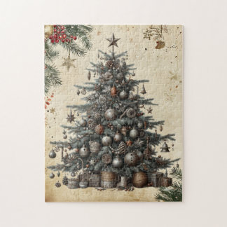 Steampunk Christmas Tree Puzzle Pussel