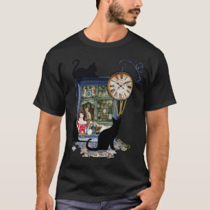 Steampunk-Clock-butik i Old Amsterdam T-Shirt