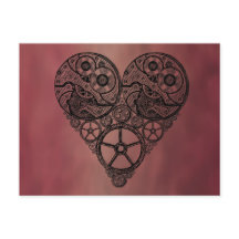 Steampunk Clock Works och Gear Heart