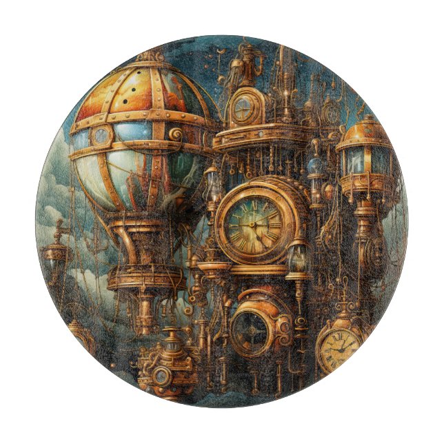 Steampunk Clocks Cting Board (Framsidan)