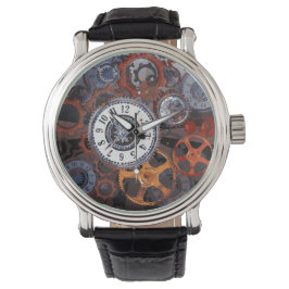 Steampunk clockwner armbandsur