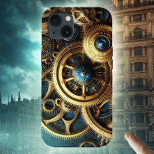 Steampunk Clockwork Guld och Teal