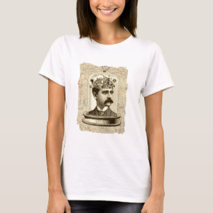 Steampunk clockwork-hjärnhuvud i burk tee shirt
