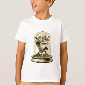 Steampunk clockwork-hjärnhuvud i burk tröja