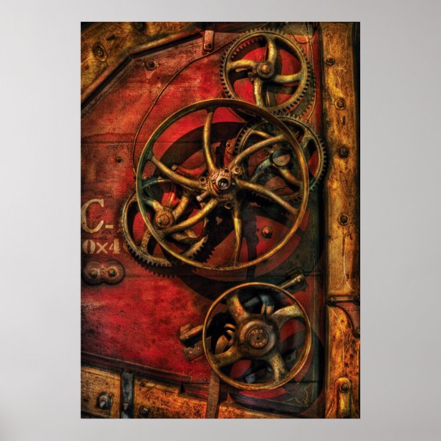 Steampunk - Clockwork Poster (Framsidan)