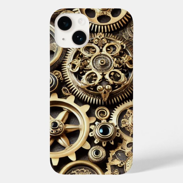 Steampunk Cogs och Gears (Baksida)