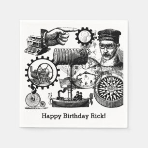 Steampunk Collage #1 av Artinspired Pappersservett