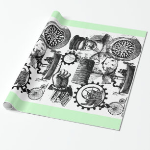 Steampunk Collage #1 vid Artinspired Presentpapper
