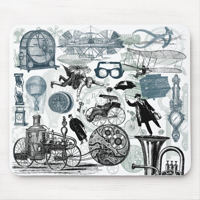Steampunk Collage Colorized Musmatta (Framsidan)