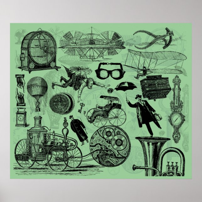 Steampunk College nummer 2 Poster (Framsidan)