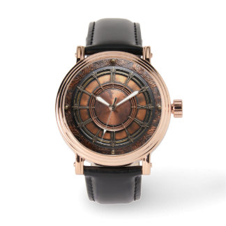 Steampunk Copper Time Ansikte Armbandsur