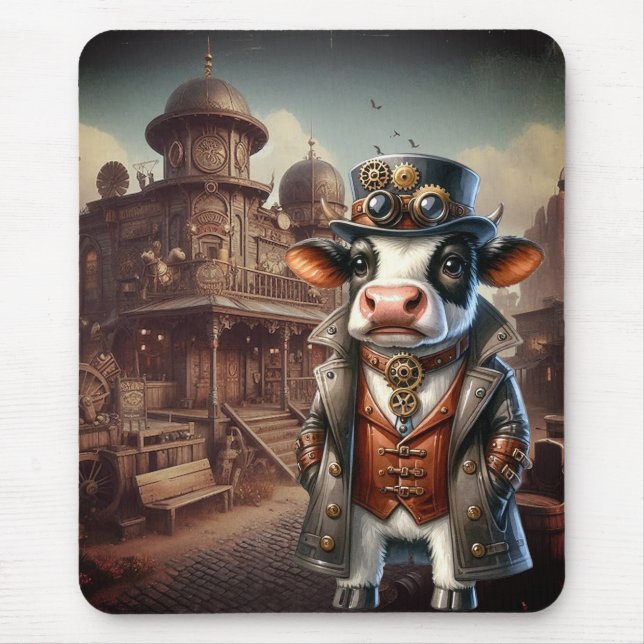 Steampunk Cow Musmatta (Framsidan)