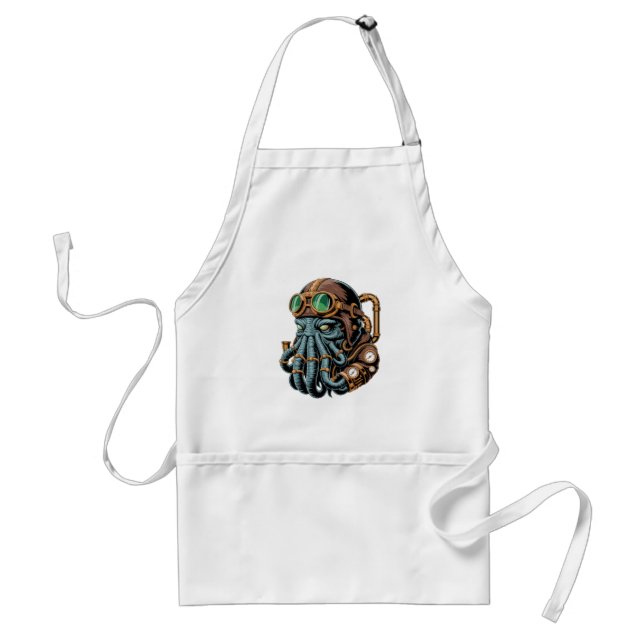 Steampunk Cthulhu-monster Förkläde (Framsidan)
