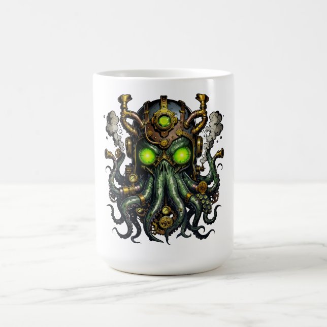 Steampunk Cthulhu-monster  Kaffemugg (Center)