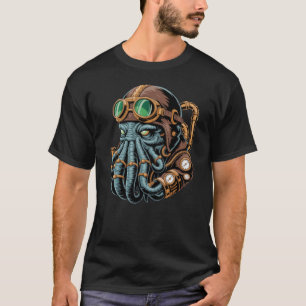 Steampunk Cthulhu-monster T Shirt