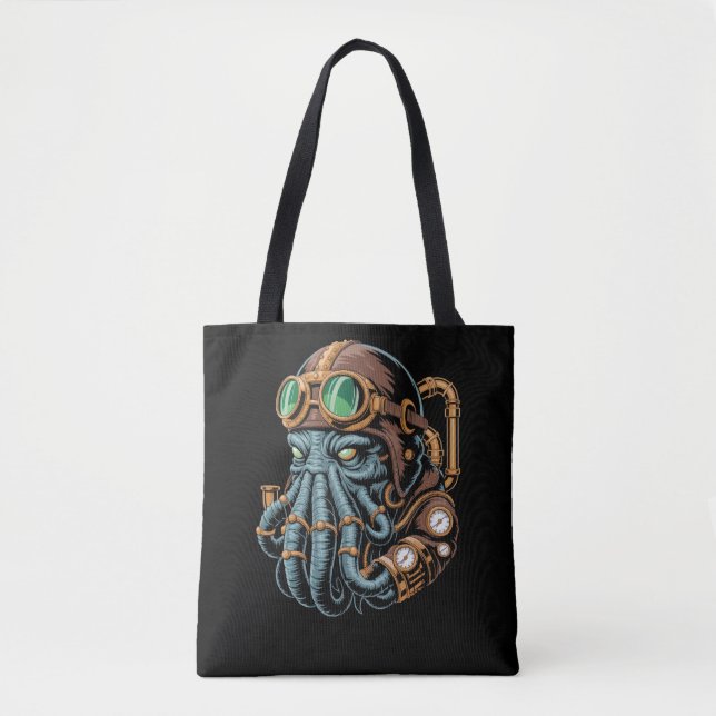 Steampunk Cthulhu-monster Tygkasse (Framsida)