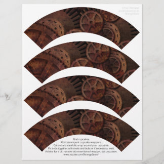 Steampunk Cupcoa Wrappare on