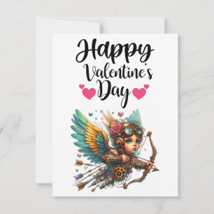 Steampunk Cupid Alla hjärtans dag Anteckningskort