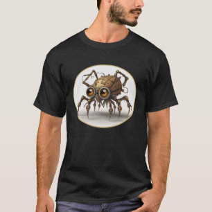 Steampunk Cute Spider Retro Scifi Mekaniska redska T Shirt