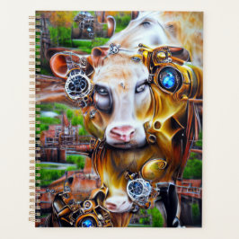 Steampunk Cyber Cow