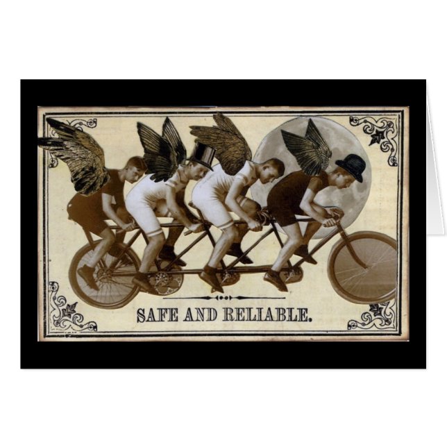 Steampunk cyklister OBS kort (Framsidan Horizontal)