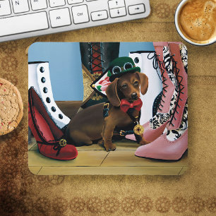 Steampunk Dachshund Shoes Boots Victorian Musmatta