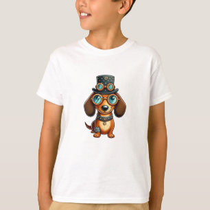 Steampunk Dachshund T Shirt