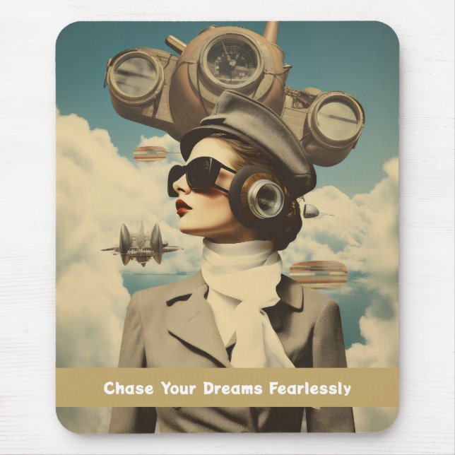 Steampunk Dam chase your Dreams Fearless Musmatta (Framsidan)