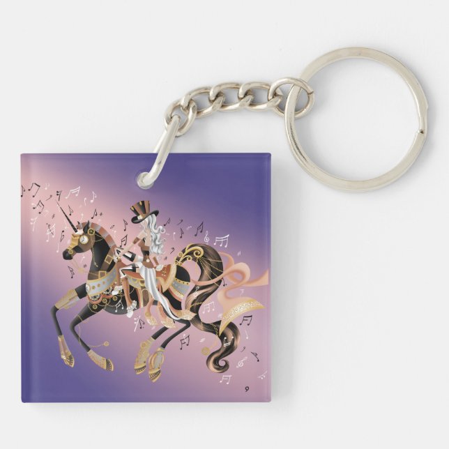 Steampunk Dam och Mechanical Horse (Baksidan)