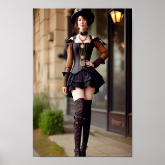 Steampunk Dam Poster