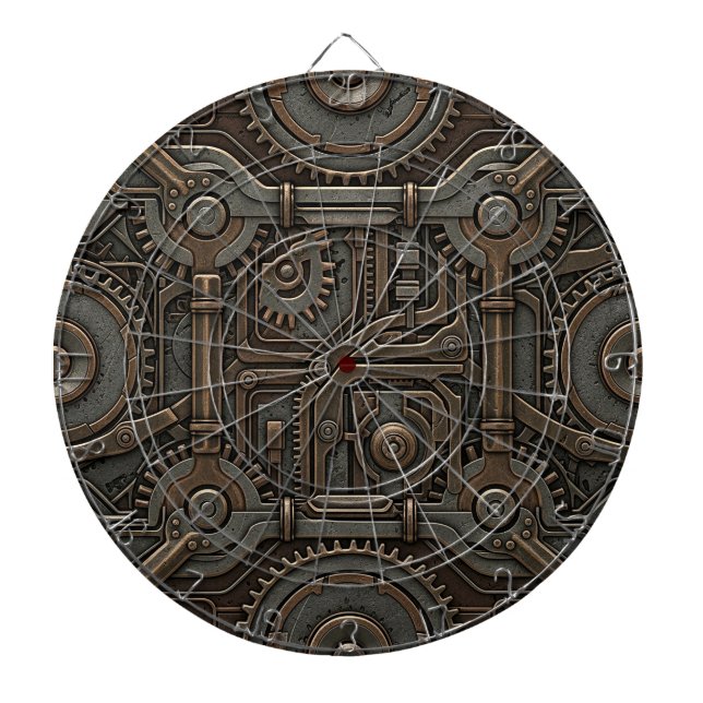 Steampunk Dartboard Darttavla (Framsidan)