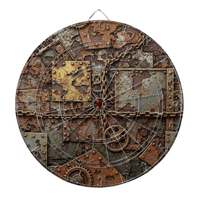 Steampunk Dartboard Darttavla (Framsidan)