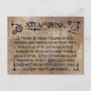 Steampunk Definition Vykort
