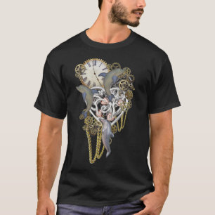 Steampunk - delfiner T-Shirt