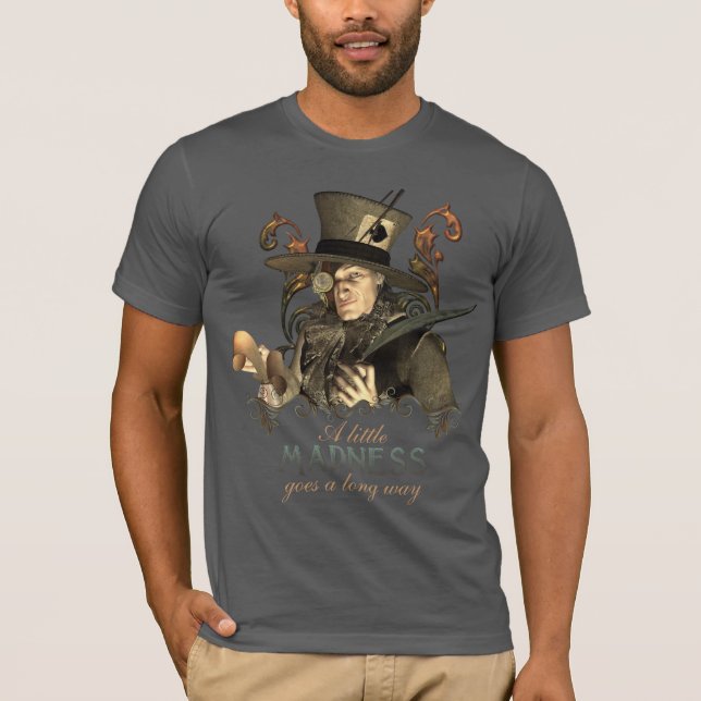 Steampunk den tokiga hatteren tröja (Framsida)