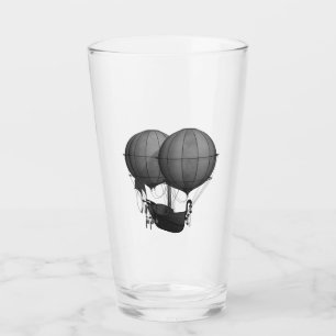 Steampunk Design Black and White Flies Maskin Glaskopp