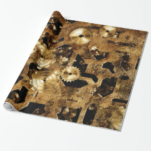 Steampunk-design Presentpapper