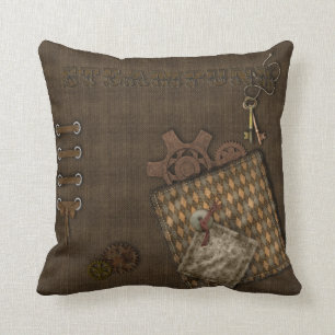 Steampunk designer kudde