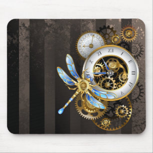 Steampunk Dials med Dragonfly Musmatta