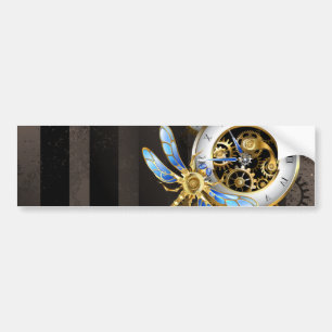 Steampunk Dials with Dragonfly Bildekal