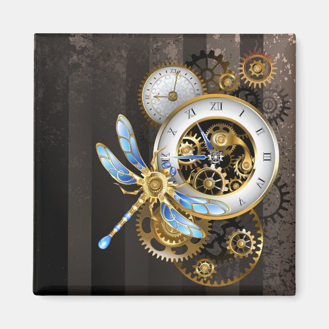 Steampunk Dials with Dragonfly Magnet (Framsidan)