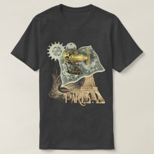 Steampunk Dirigibleluft turnerar T-skjortan Tee Shirt