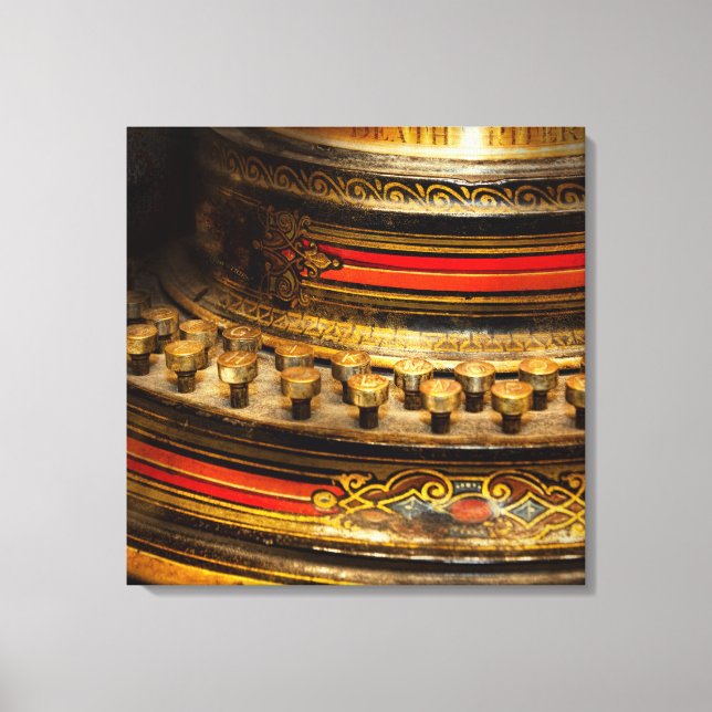 Steampunk - Dödsskrivare Canvastryck (Framsida)