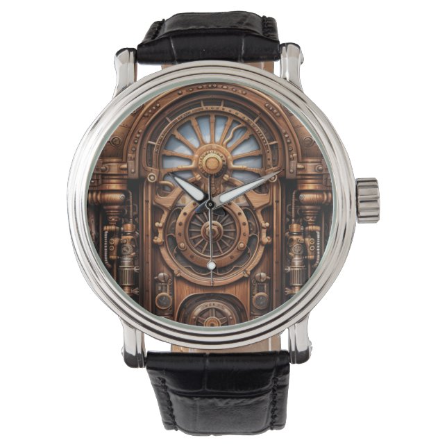 Steampunk Door Watch Armbandsur (Framsida)