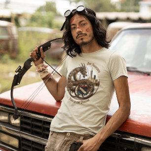 Steampunk Dragon med San Francisco Skyline T Shirt